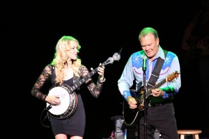 Glen and his daughter Ashley performing together