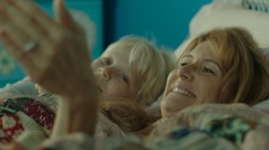 Laura Dern, as Strayed's mother Bobbi, in a flashback with a younger Cheryl