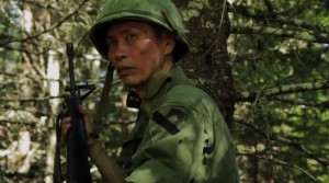 Vinh Nguyen, a former ARVN (Army of the Republic of Vietnam) soldier, now a war reenactor