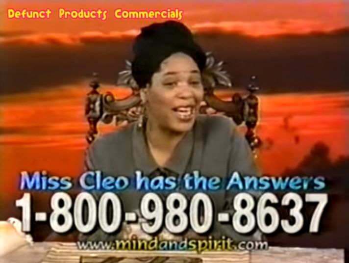 Image result for miss cleo