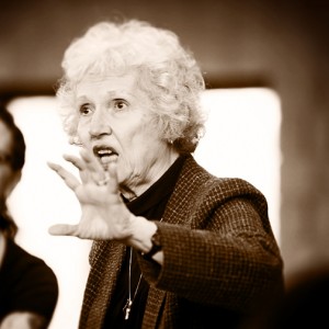 Phyllis Tickle in 2009. Photo by Courtney Perr, used i accordance with Creative Commons (CC BY-SA 3.0)
