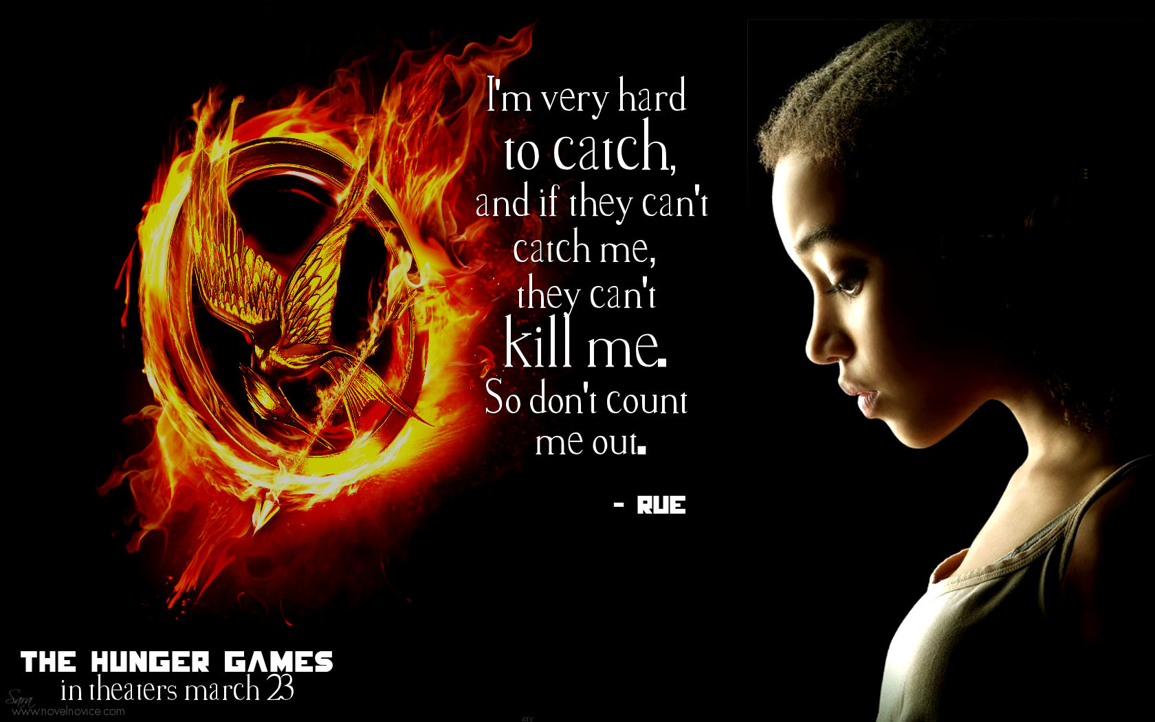 The Hunger Games - Black Rue, District 11 & Trayvon Martin