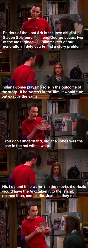 Big Bang Theory Indiana Jones Ruined