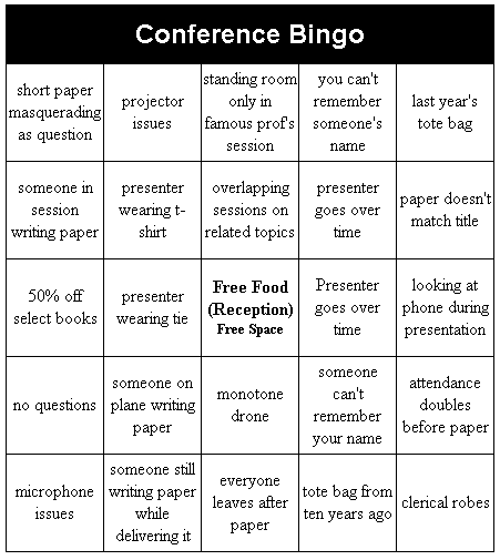 Conference Bingo 7