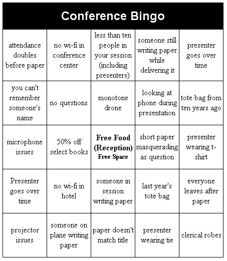 Conference Bingo 9