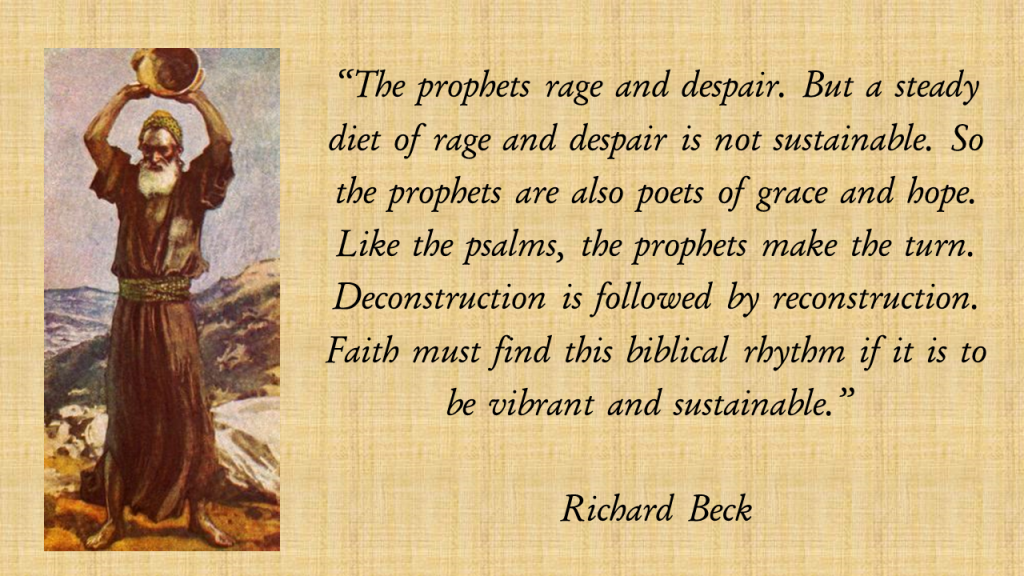 Richard Beck Prophets Deconstruction Reconstruction