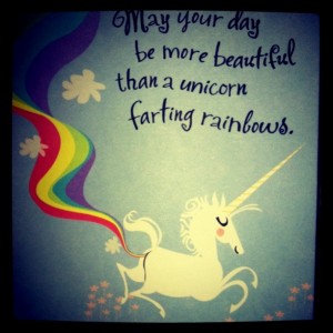 unicorn farting rainbow