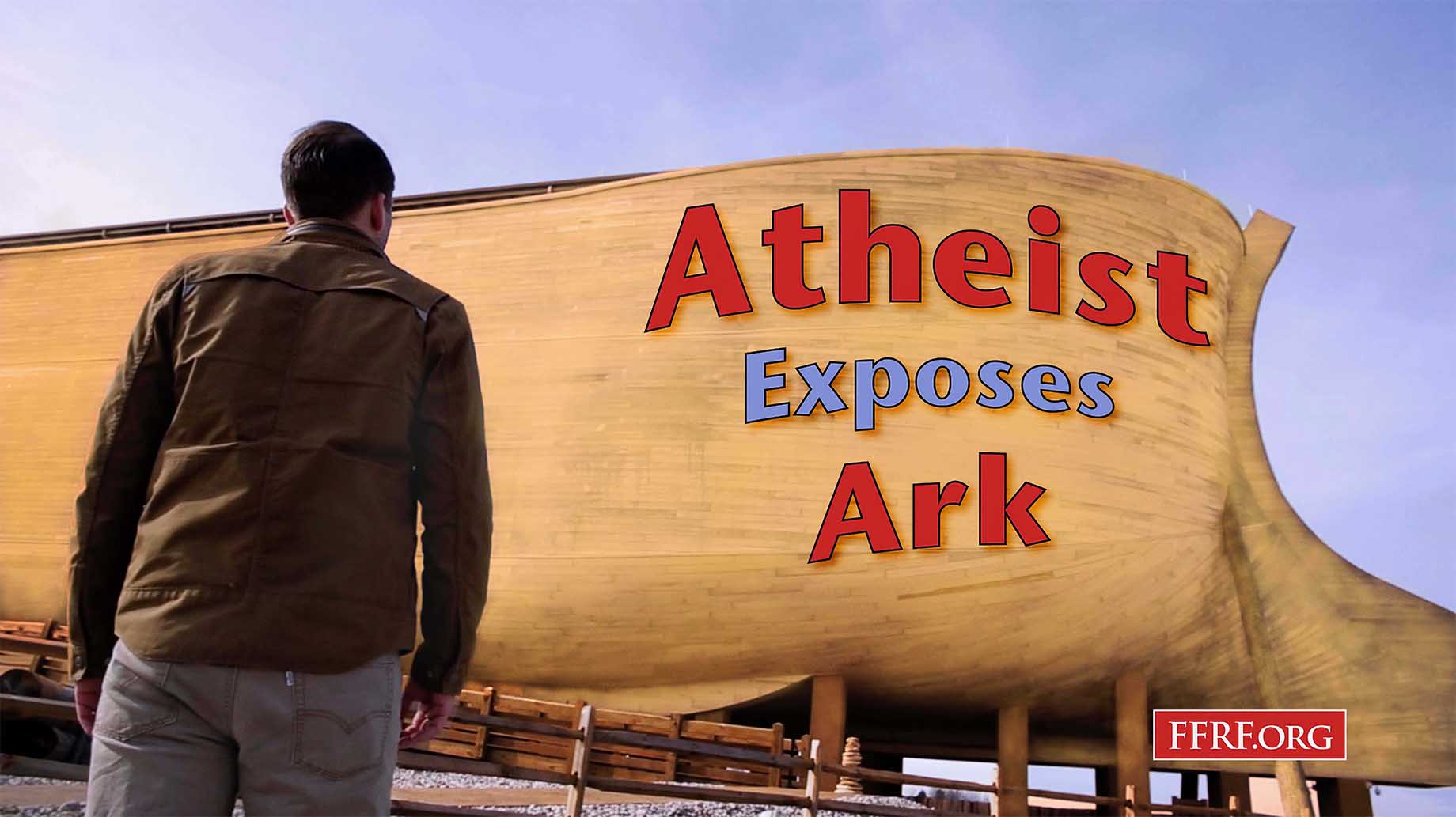 An atheist shoots a commercial at creationist Ken Ham’s Ark Encounter