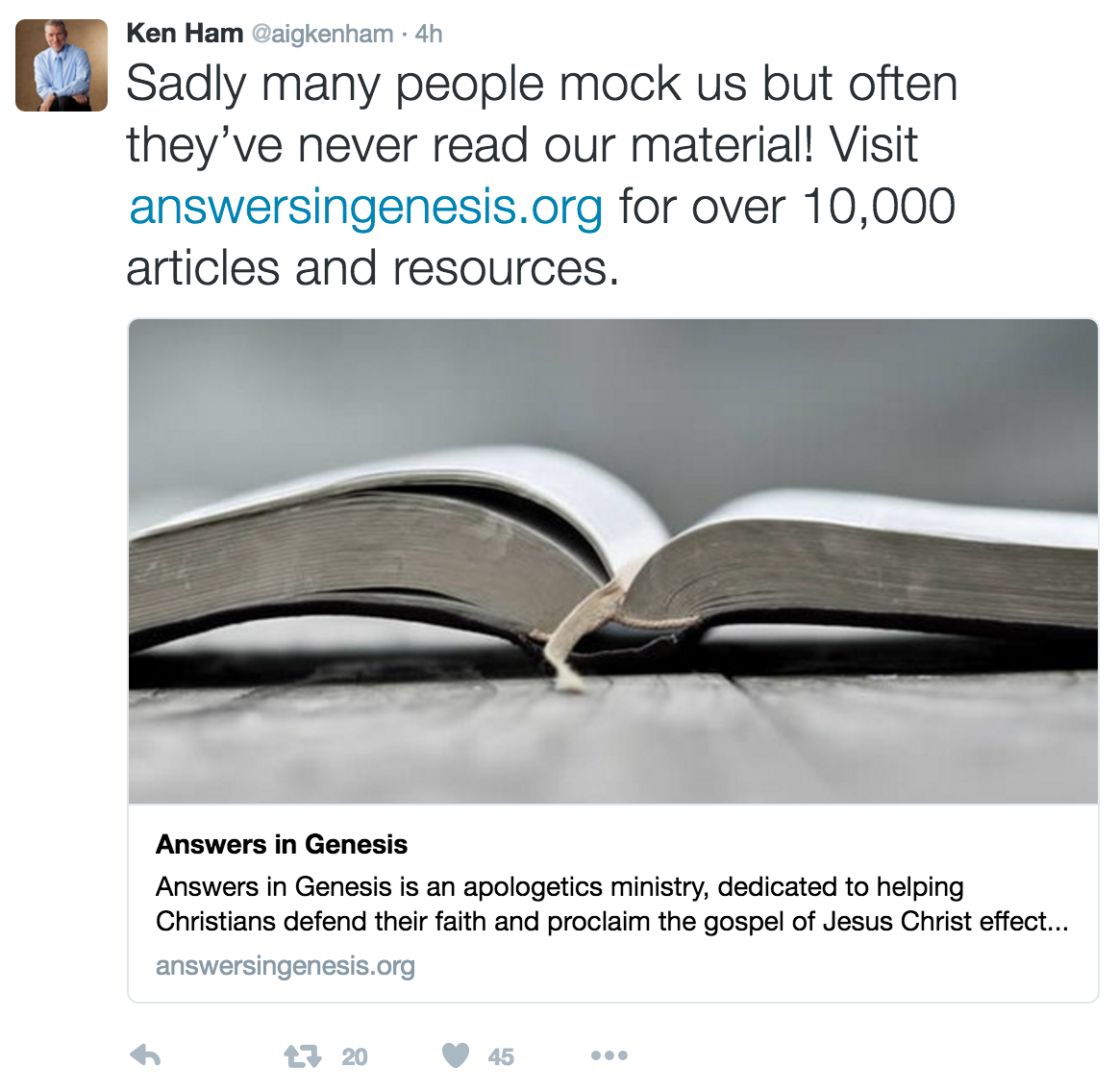 Ken Ham Thinks People Mock Him Because They Dont Understand Creationism Hemant Mehta 7625