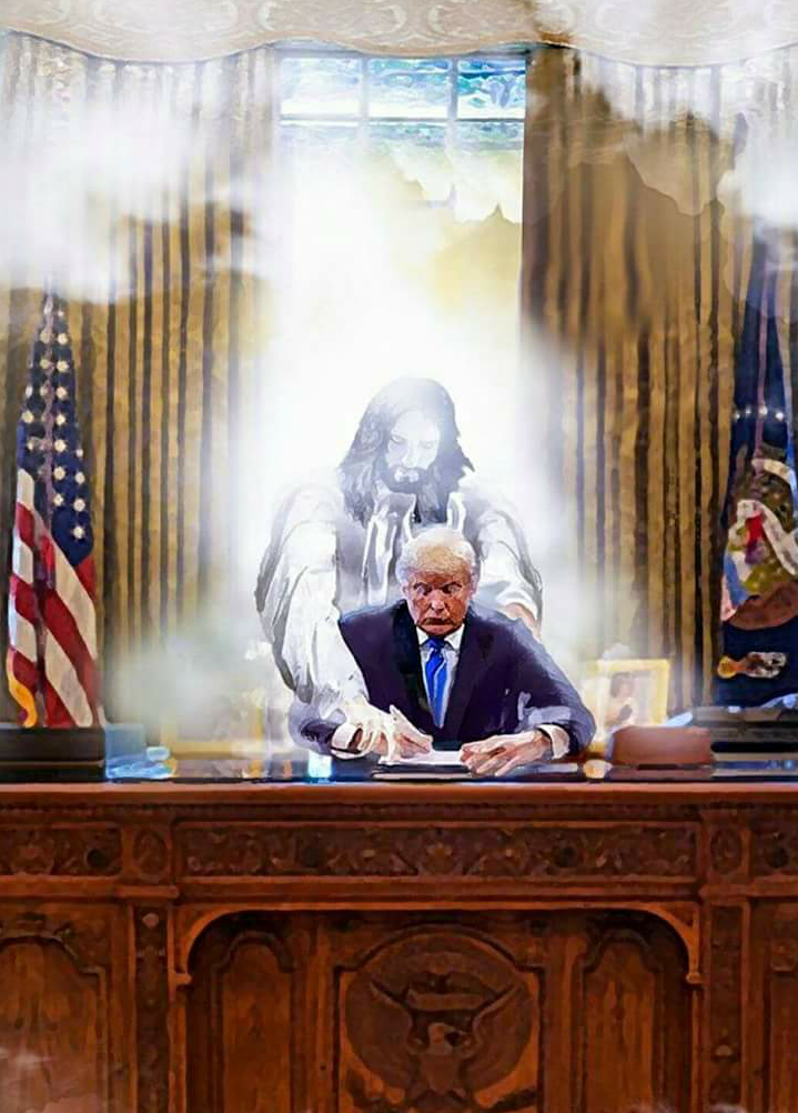 Image result for trump jesus picture