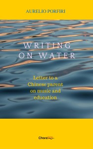 Writing on water cover