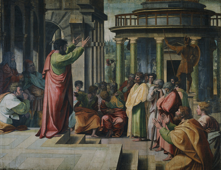 "St. Paul Preaching in Athens," Raphael