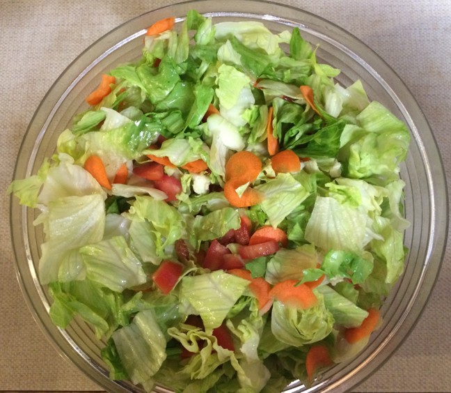 wife and friend tossed my salad