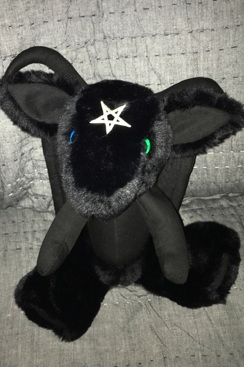 stuffed baphomet