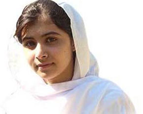 Malala Yousufzai. Image via Dawn. - malala-yousufzai