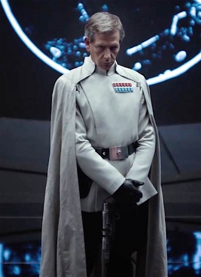 He may wear white, but for Commander Krennic, it's always after Labor Day.