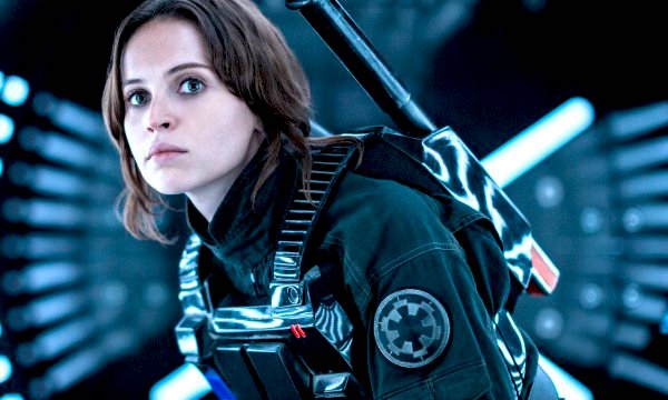 Shades of Gray: Felicity Jones as Jyn Erso in the morally ambiguous Rogue One.