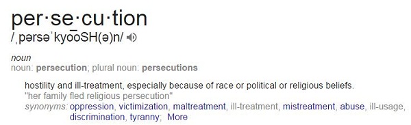 Persecution Definition - Google.com