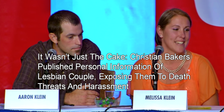 Christian Bakers Fined For Doxxing Lesbian Couple Via Social Media 