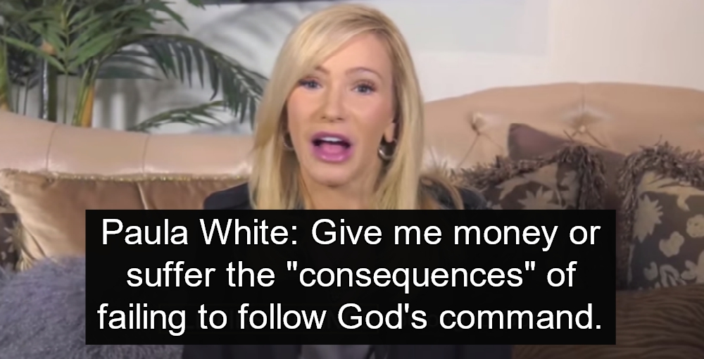 Trumps Spiritual Advisor Give Me Money Or Suffer Consequences