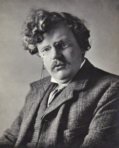 Gilbert Keith (GK) Chesterton.  Crédito de la foto: Ernesto Herberto Planchas - Galería Nacional de Retratos través wikipedia.org / Dominio Público