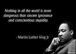 Martin Luther King jr. Ignorance
