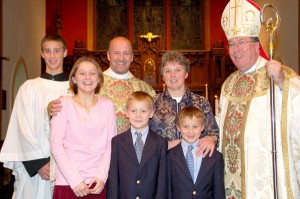 The Longenecker Family at Fr Dwight's Ordination