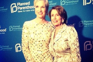 Cecile Richards and Nancy Pelosi