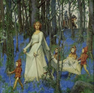 "The Fairy Wood" by Henry Meynell Rheam, 1903 (Wikimedia Commons)