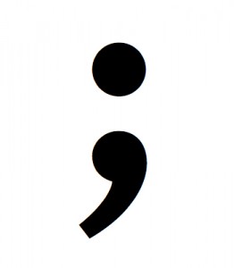 semicolon clipart