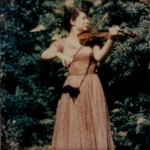 mom playing violin