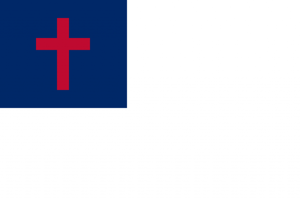 ipicture of christianity with us flag